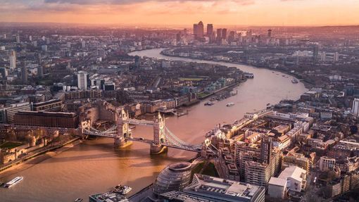 panorama of london