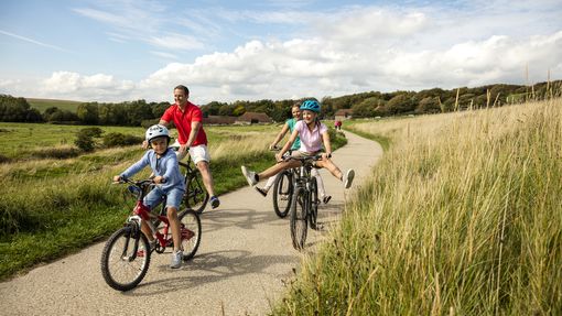 a_family_riding_bicycle_in_the_countryside_in_summer