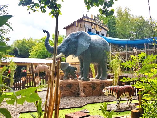 Elephant at Gulliver's World