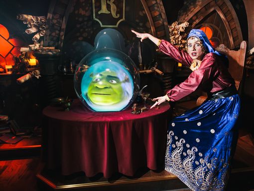Buck Shrek Library at Shrek's Adventure London