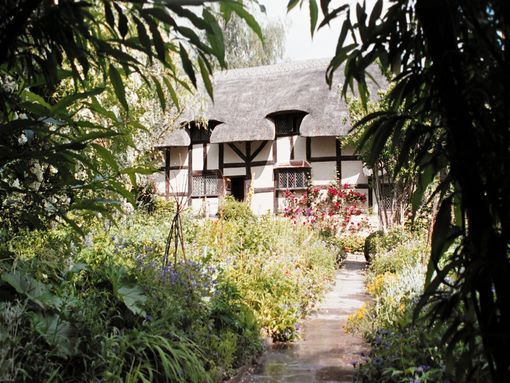 Oxford, Cotswolds and Stratford-upon-Avon Tour with Christmas Lunch _ Golden Tours 4 _ anne hathaways cottage through willow.