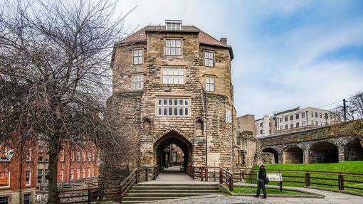 Newcastle Castle entry gate