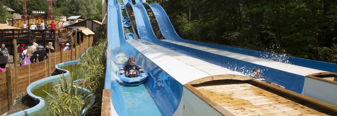 Water slide ride at Gulliver's World