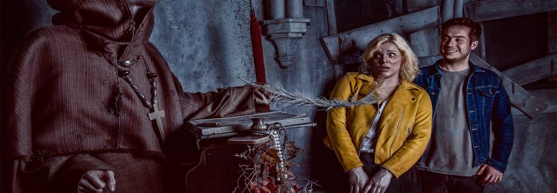 visitors scared at york dungeon