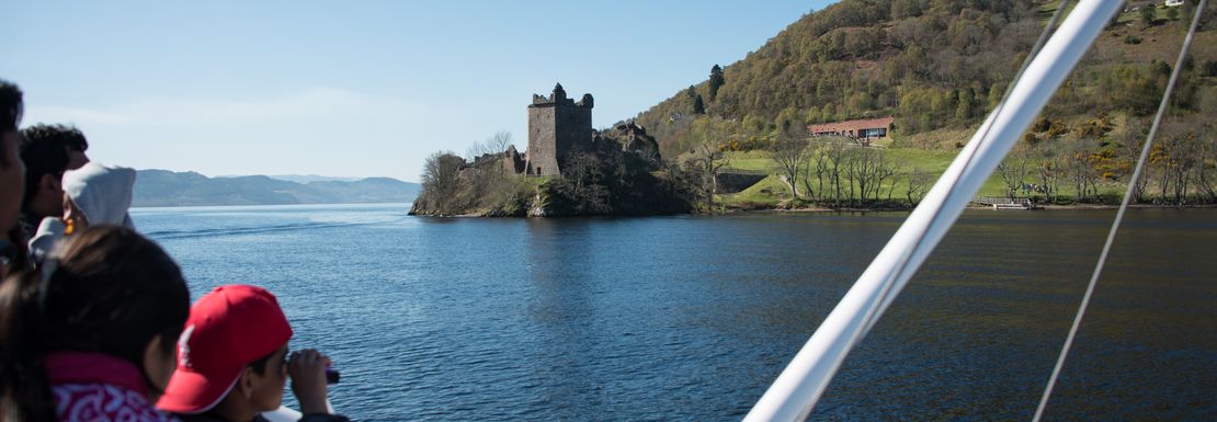 Loch Ness by Jacobite - viewing Urquhart Castle from one of our boats
