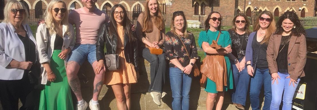 A group of the Newcastle Food Tour participants