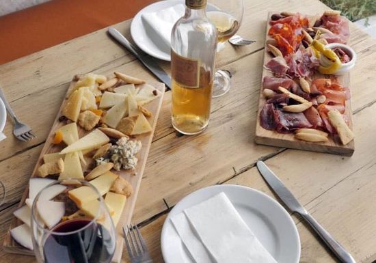 Tableware and presentation at one of the restaurants in the Newcastle Food Tour