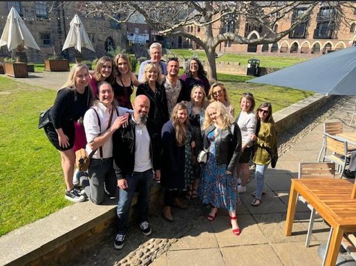 A group of the Newcastle Food Tour participants