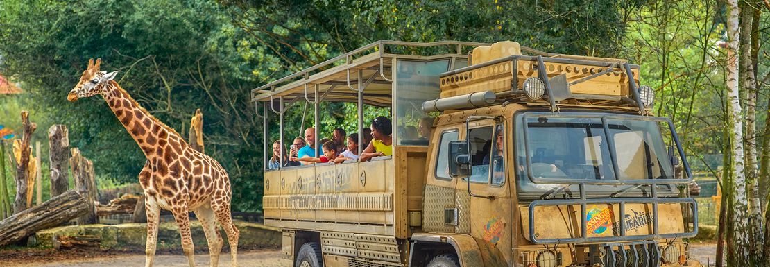 Zufari ride at Chessington World of Adventures Resort