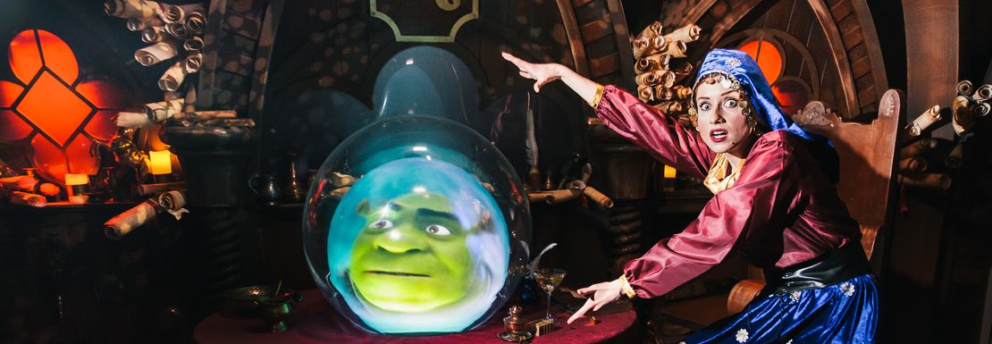 Buck Shrek Library at Shrek's Adventure London
