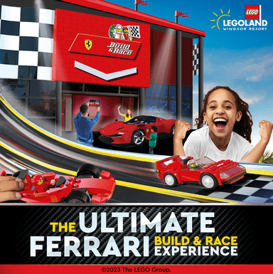 The Ultimate Ferrari Experience for kids at Legoland Windsor Resort