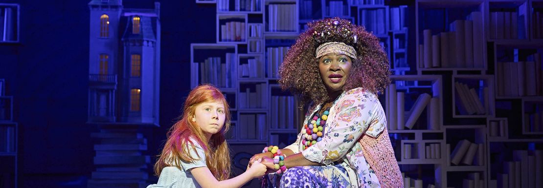 Matilda tells her story to her friend the librarian at the library