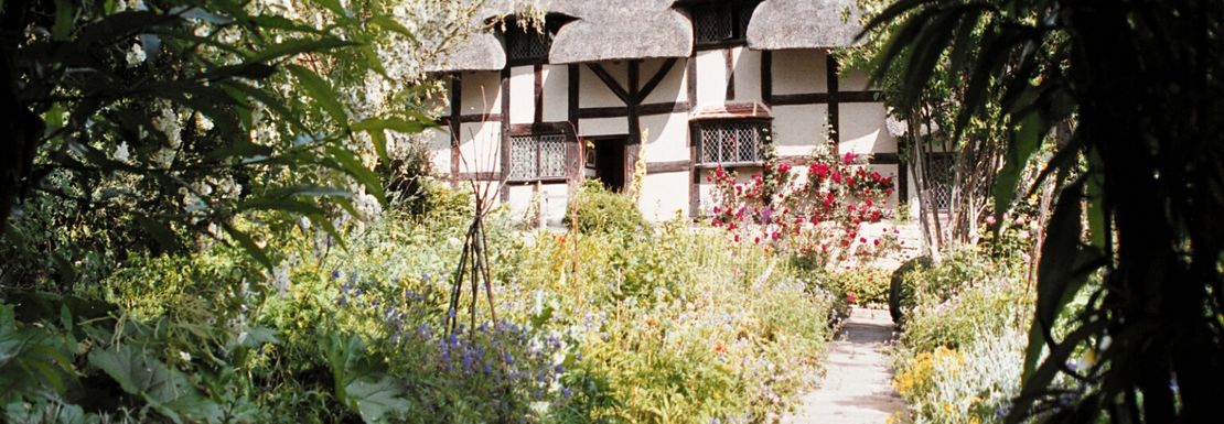 Oxford, Cotswolds and Stratford-upon-Avon Tour with Christmas Lunch _ Golden Tours 4 _ anne hathaways cottage through willow.