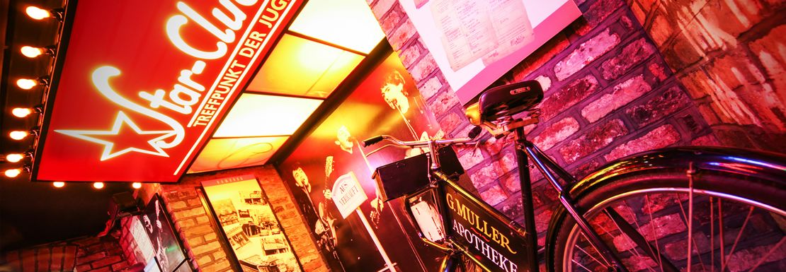 Hamburg is recreated in the exhibition for fans to get a feel of that part of the Beatles timeline