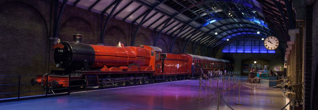 Platform Nine and Three Quarters is recreated at Warner Bros studios