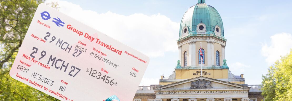 Group Day Travelcards are used to visit the Imperial War Museum