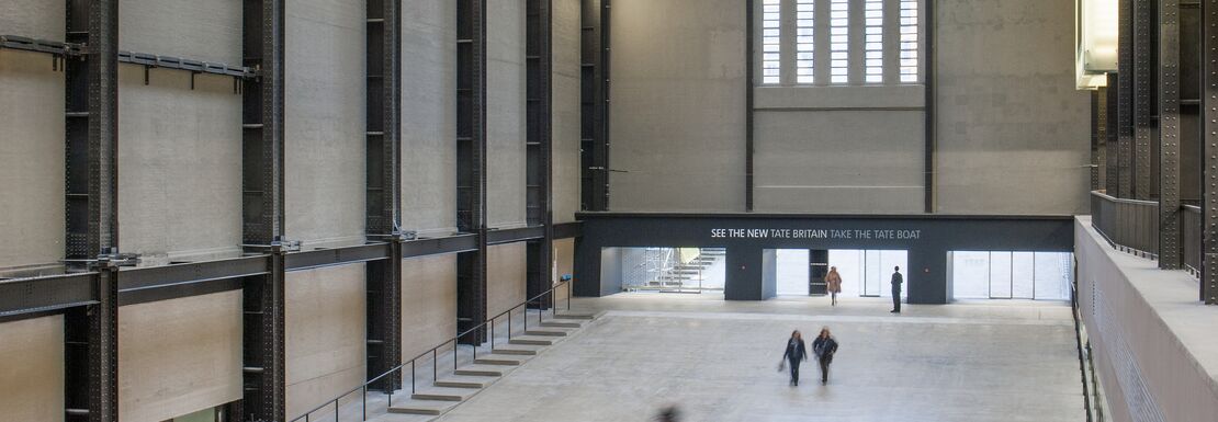 The grand turbine room at Tate Modern is where groups meet once they enter the building