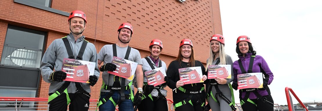 Visitors with their LFC certificates