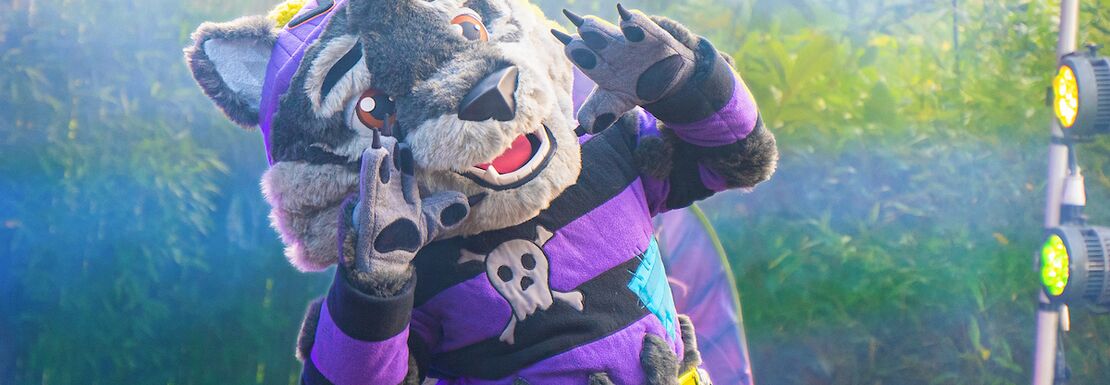 A character at Howloween at Chessington