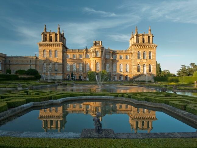 Blenheim Palace from garden