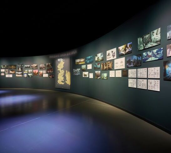 Museum section at the Game of Thrones Studio Tour