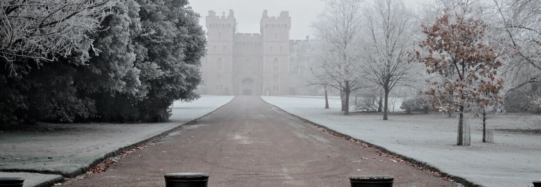 Windsor Castle in the snow