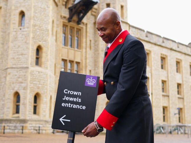 The entrance to the Jewel House at Tower of London