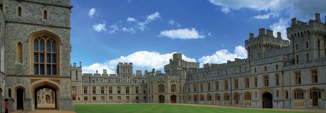 The exterior of Windsor Castle