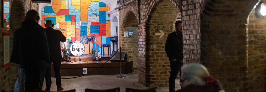 Recreation of the Cavern Club at Beatles Story