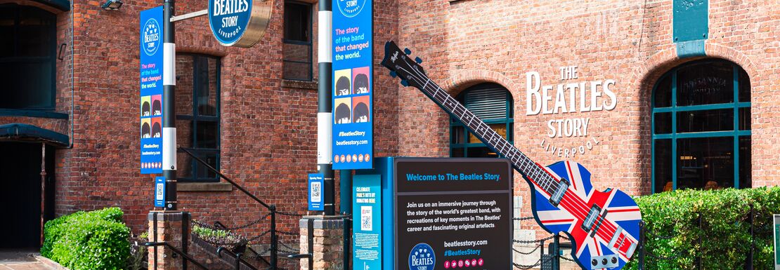 Entrance of Beatles Story