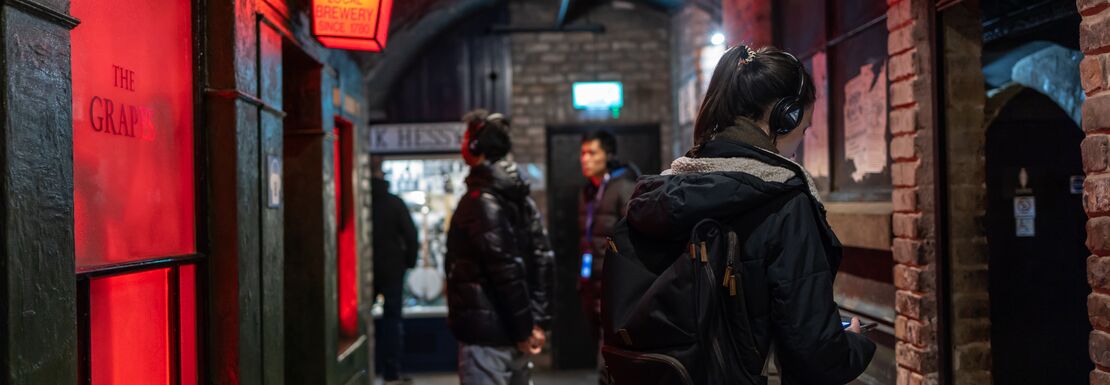 The museum halls at the Beatles Story