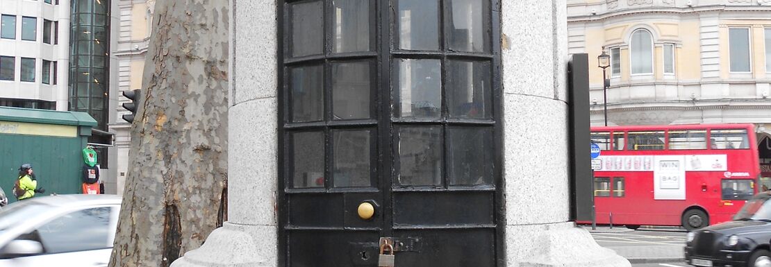 A secret door from the Secret London Walking Tour